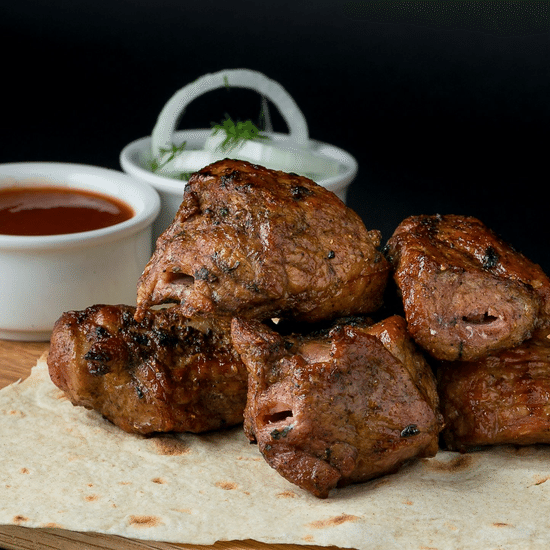 Шашлык из свиной шеи