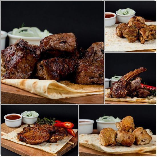 Большое мясное ассорти