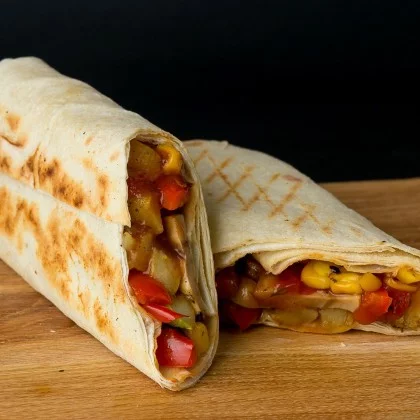 Шаурма с овощами гриль