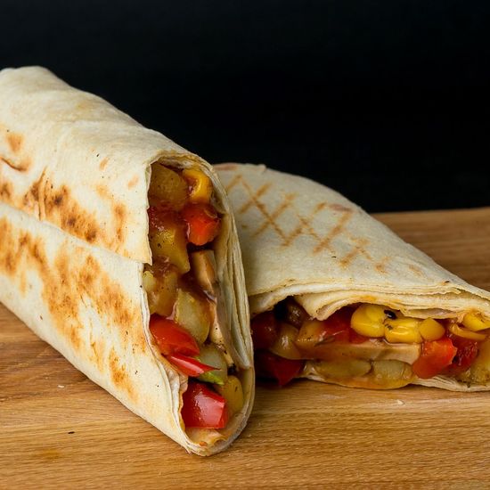 Шаурма с овощами гриль