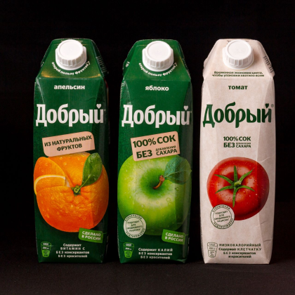 Сок в асс. 1 л