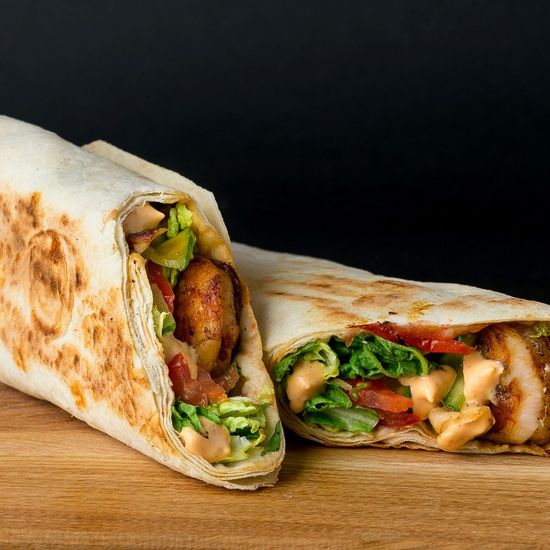 Шаурма с креветками