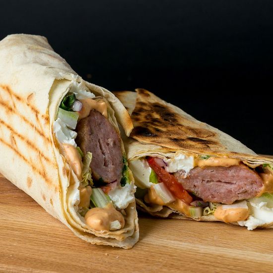 Шаурма с куриным кебабом