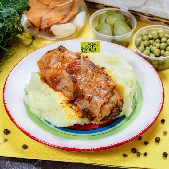 Голубец с пюре картофельным