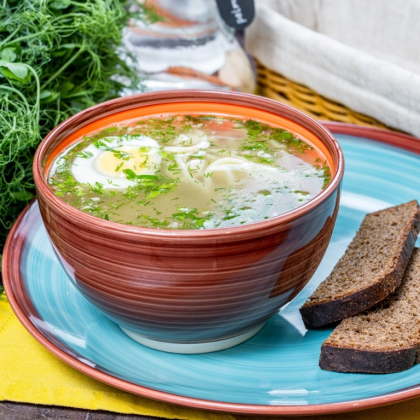 Суп куриный