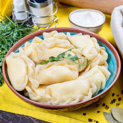 Вареники с картофелем и луком