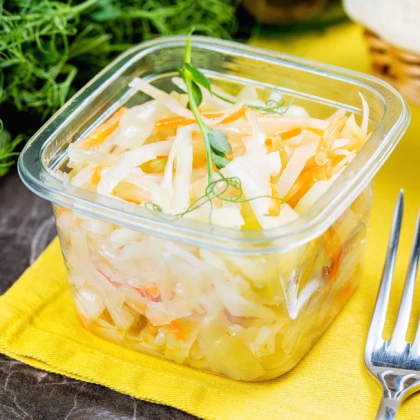 Салат с капустой