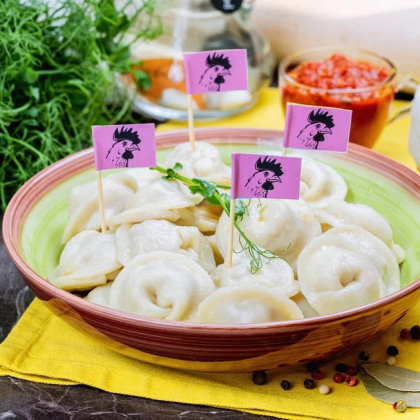Пельмени с курицей