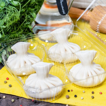 Хинкали с морепродуктами