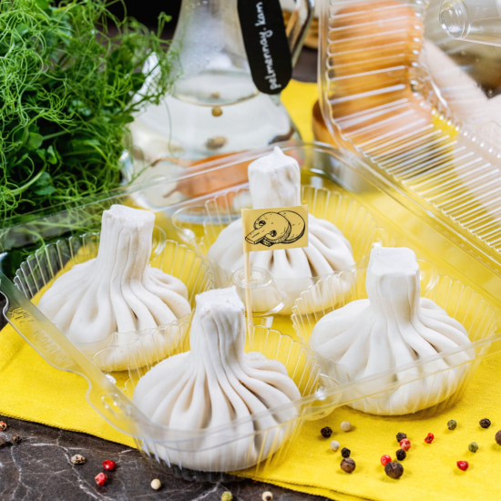 Хинкали с грибами