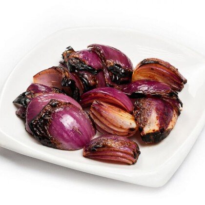 Лук красный на гриле