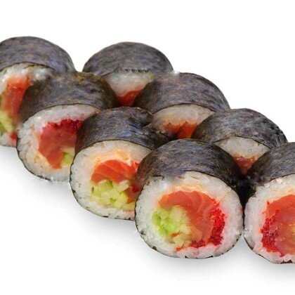 Ролл нори с лососем