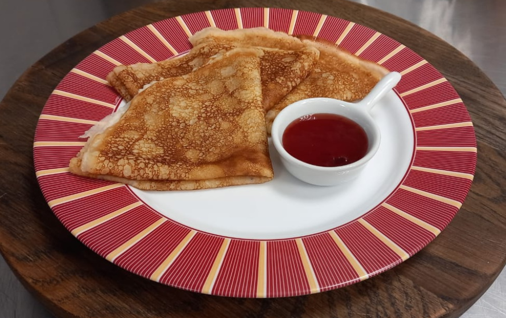 Блины с маслом
