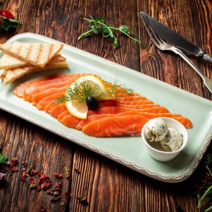 Лосось собственного посола