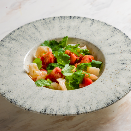 Авокадо с креветками