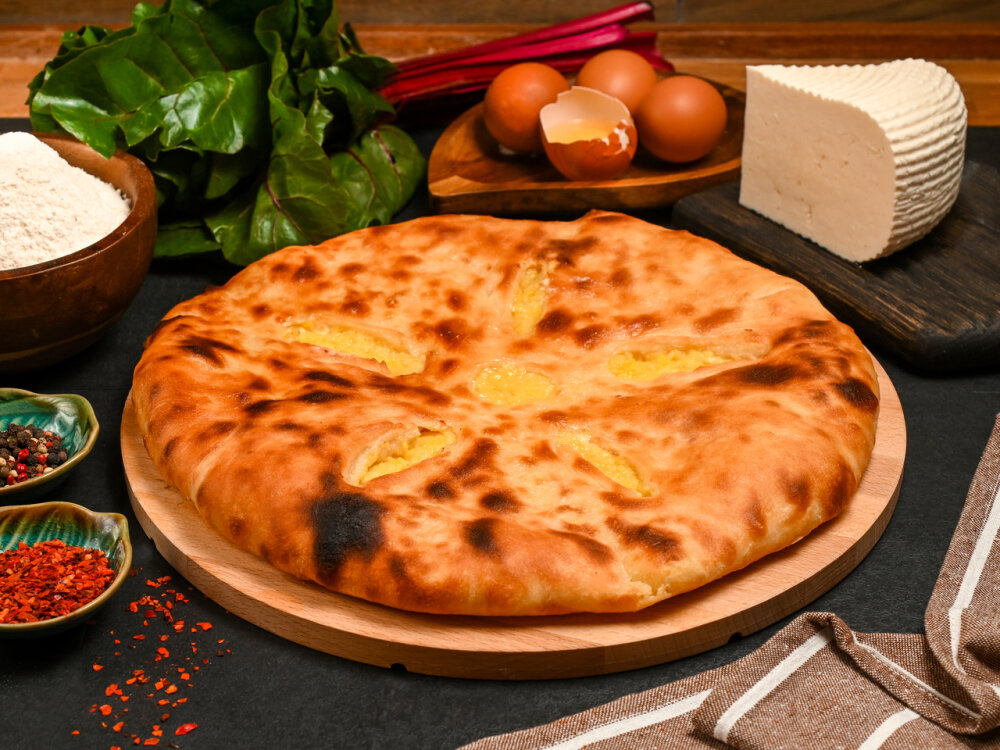 Пирог «Картофджын» с картошкой и сыром
