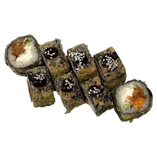 Ролл "Темпура с лососем терияки"