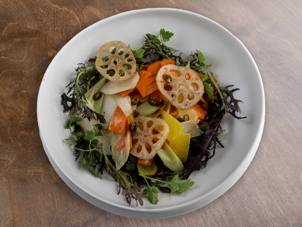 Овощной салат «три цвета»
