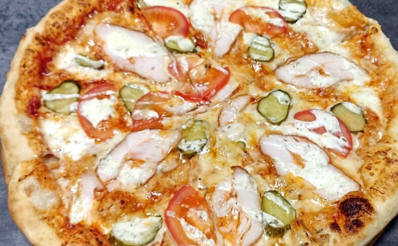 Копченая курочка с овощами