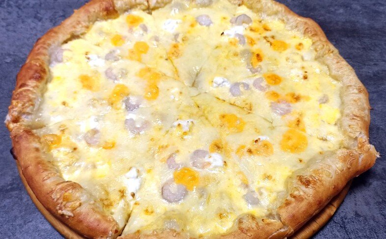 4 сыра с креветками