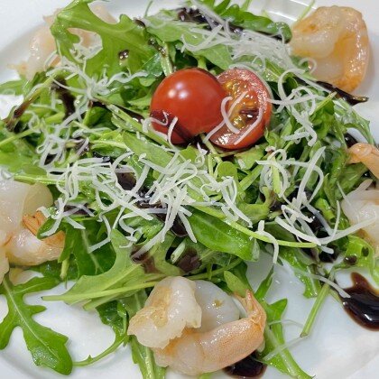 «Руккола с креветками»