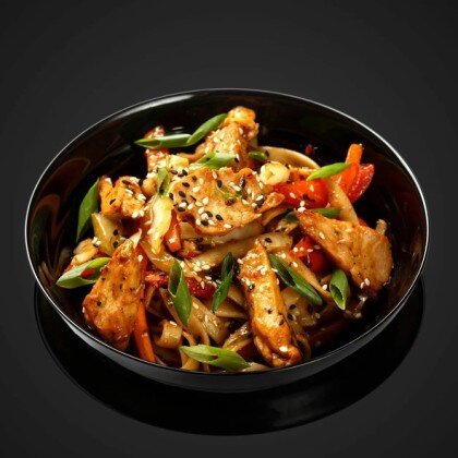 Вок с курицей