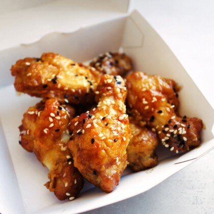 Куриные крылышки в кисло-сладком соусе