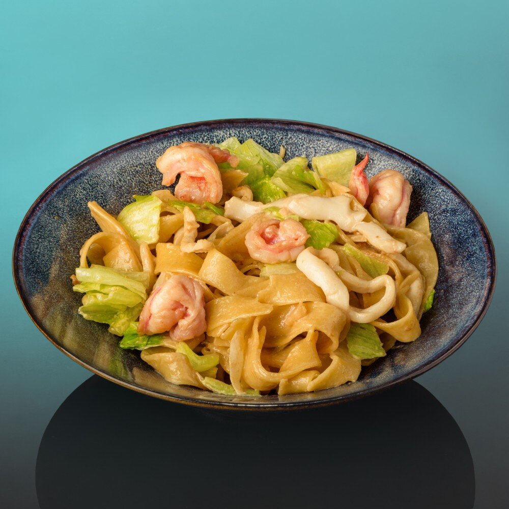 Вок с морепродуктами