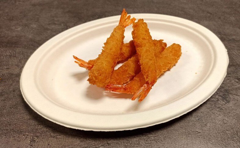 Креветки в сухарях панко