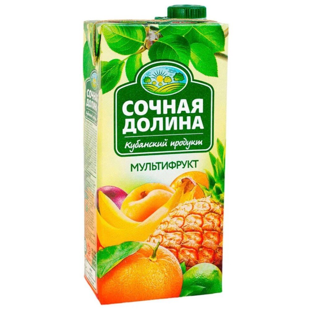 Сочная Долина сок Мультифрукт  1л