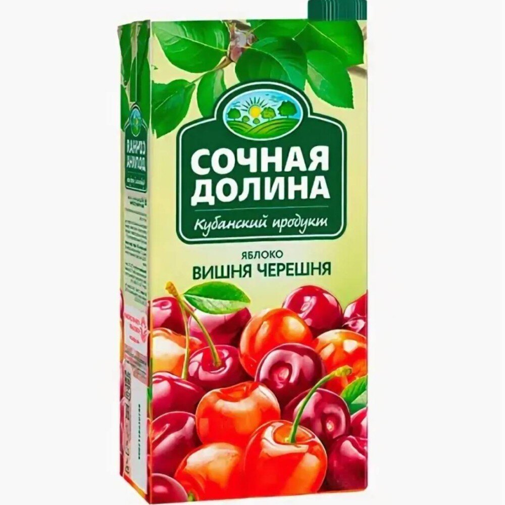 Сочная Долина сок Вишня 1л