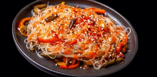 Фунчоза с овощами