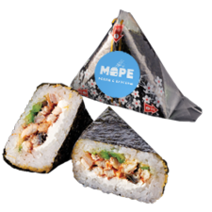 Онигири с краб-кремом