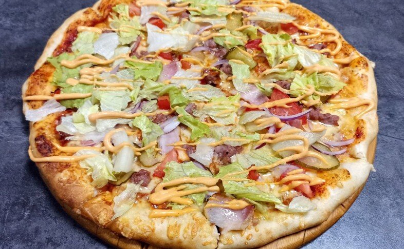 Бургер пицца