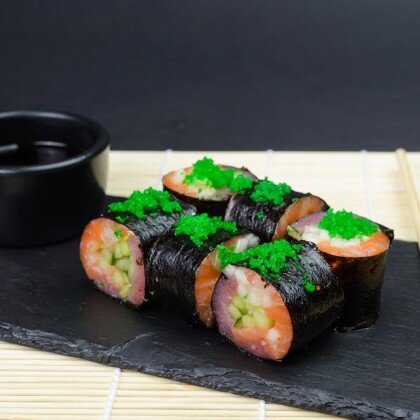 Сашими ролл с тунцом и лососем