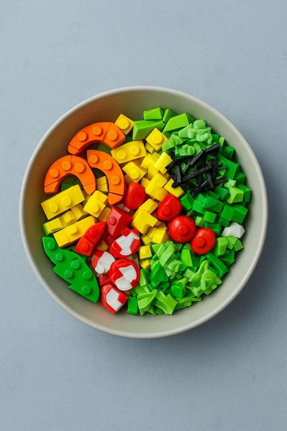 Поке с копченой курицей