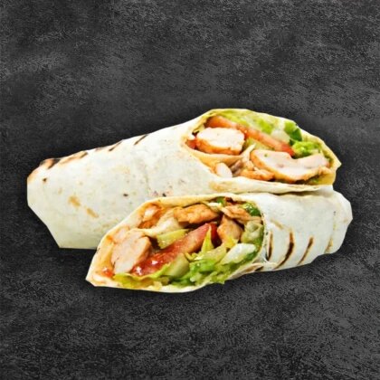 Шаурма с курицей и сыром