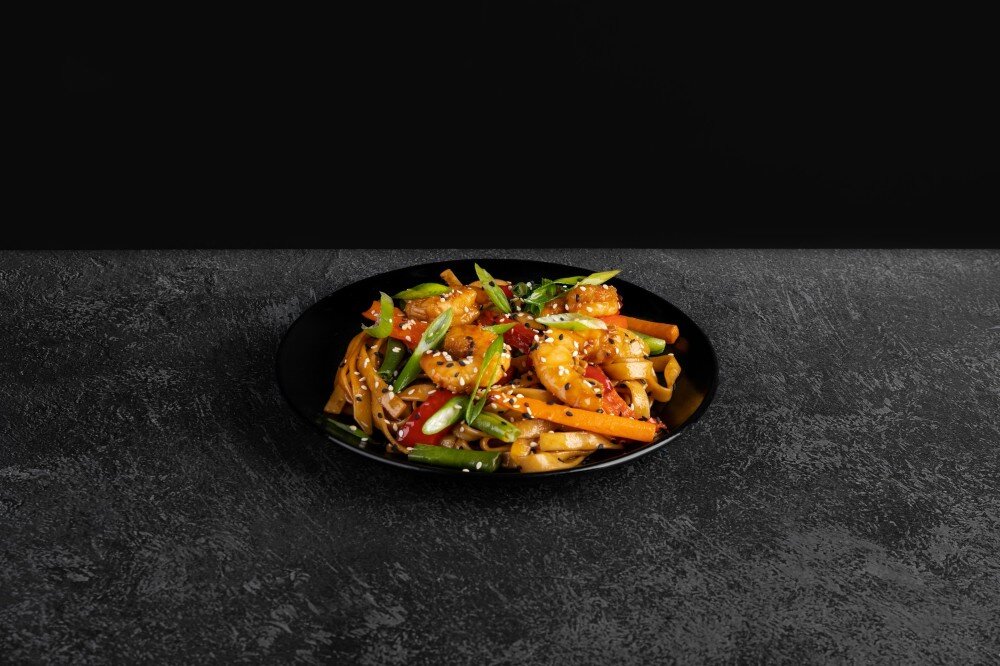 Wok с морепродуктами