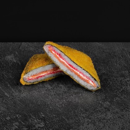 Темпурный сэндвич с лососем