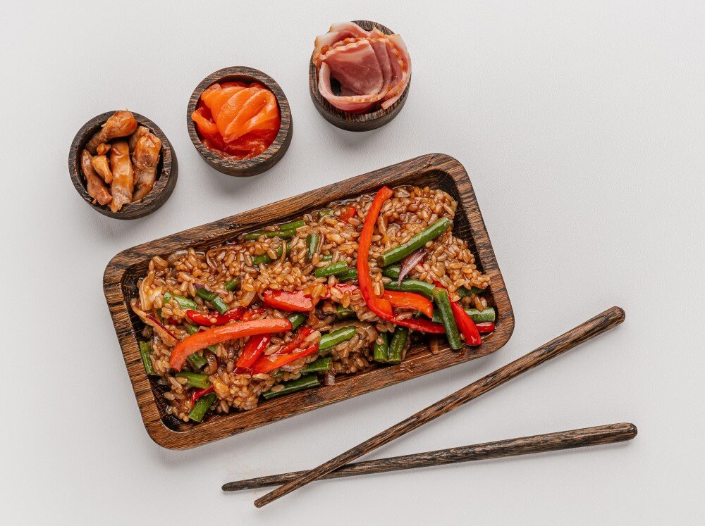 WOK Рис+Овощи+Соус для жарки