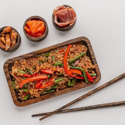 WOK Рис+Овощи+Соус для жарки