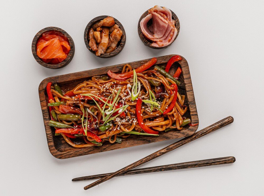 WOK Удон+Овощи+Соус для жарки