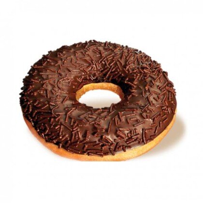 Пончик шоколадный
