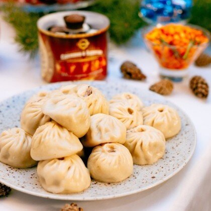 Позы рубленые с курицей 12 шт.