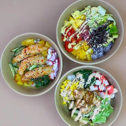 Поке с крабовым мясом К