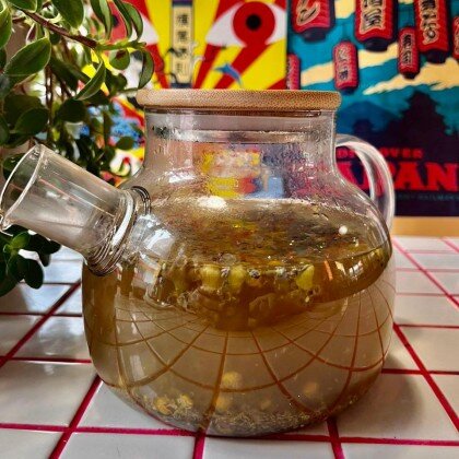 Горячий чай Манго,маракуйя, ромашка