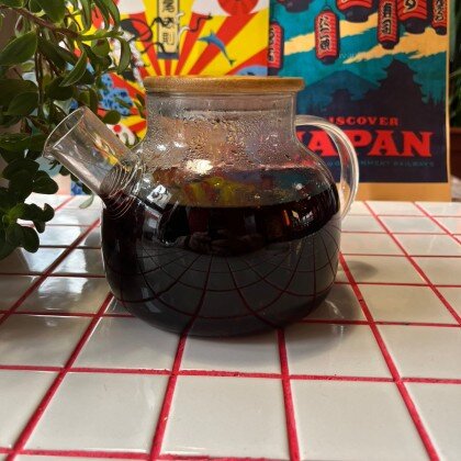 Горячий чай Каркадэ, маракуйя, личи