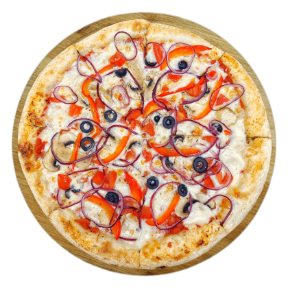 Пицца с овощами