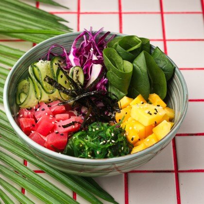 Поке боул с тунцом