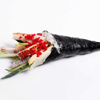 темаки с копченым угрём